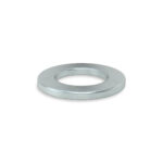 واشر تخت فولادی گالوانیزه M22 قطر داخلی 23mm قطر بیرونی 39mm